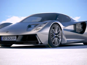 Lotus Evija 2020 3D Model