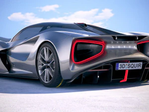 Lotus Evija 2020 3D Model