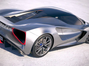 Lotus Evija 2020 3D Model
