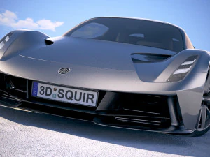 Lotus Evija 2020 3D Model