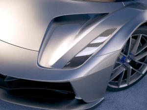 Lotus Evija 2020 3D Model