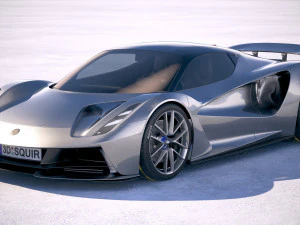 Lotus Evija 2020 3D Model