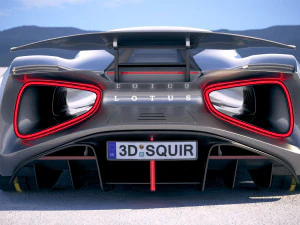 Lotus Evija 2020 3D Model