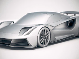 Lotus Evija 2020 3D Model