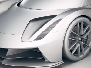 Lotus Evija 2020 3D Model