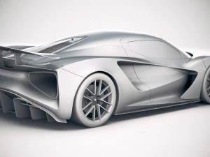 Lotus Evija 2020 3D Model