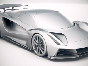 Lotus Evija 2020 3Dモデル