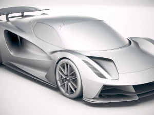 Lotus Evija 2020 3D Model