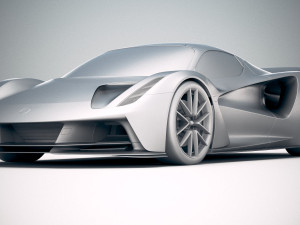 Lotus Evija 2020 3Dモデル