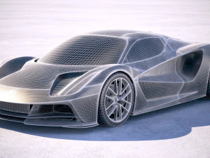 Lotus Evija 2020 3D Model