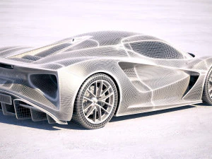 Lotus Evija 2020 3D Model
