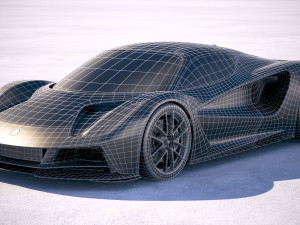 Lotus Evija 2020 3Dモデル