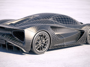 Lotus Evija 2020 3Dモデル