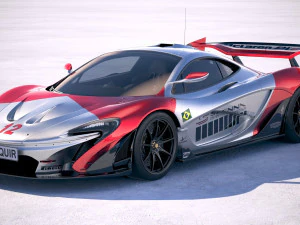 迈凯伦 P1 GTR 塞纳 2019 3D 模型