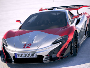 Mclaren P1 GTR Senna 2019 3D Model
