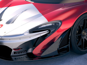 Mclaren P1 GTR Senna 2019 3D Model