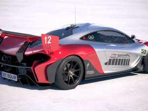 Mclaren P1 GTR Senna 2019 3D Model