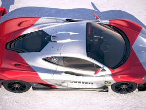 Mclaren P1 GTR Senna 2019 Modello 3D