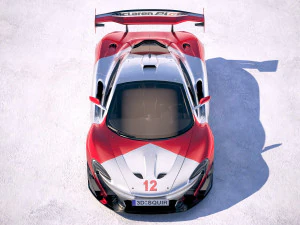 Mclaren P1 GTR Senna 2019 Modello 3D
