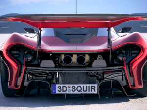 Mclaren P1 GTR Senna 2019 3D Model