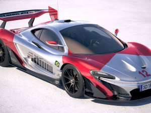Mclaren P1 GTR Senna 2019 3D Model