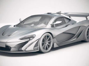 Mclaren P1 GTR Senna 2019 Modello 3D