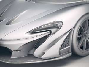 Mclaren P1 GTR Senna 2019 3D Model