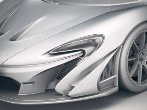 Mclaren P1 GTR Senna 2019 Modello 3D