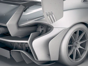 Mclaren P1 GTR Senna 2019 Modello 3D