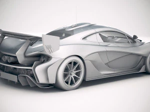 Mclaren P1 GTR Senna 2019 Modello 3D