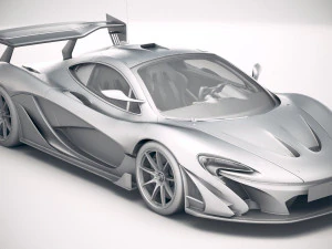 Mclaren P1 GTR Senna 2019 Modello 3D