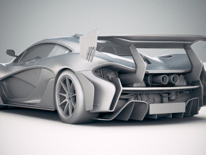 Mclaren P1 GTR Senna 2019 3D Model