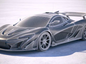 Mclaren P1 GTR Senna 2019 Modello 3D