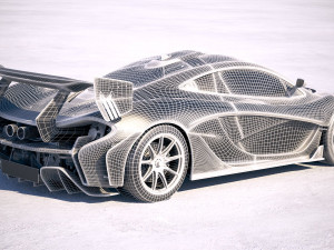 Mclaren P1 GTR Senna 2019 3D Model