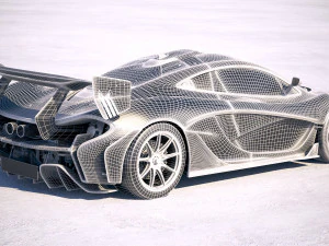 Mclaren P1 GTR Senna 2019 Modello 3D