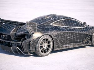 Mclaren P1 GTR Senna 2019 3D Model