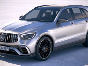 Mercedes-Benz GLC 63 S AMG 2020 Modello 3D