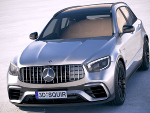 Mercedes-Benz GLC 63 S AMG 2020 Model 3D