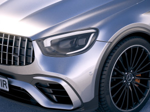 Mercedes-Benz GLC 63 S AMG 2020 Model 3D
