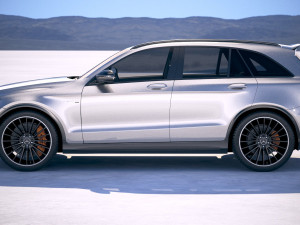 Mercedes-Benz GLC 63 S AMG 2020 Model 3D