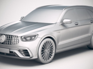 Mercedes-Benz GLC 63 S AMG 2020 Model 3D