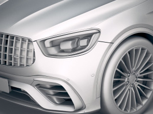 Mercedes-Benz GLC 63 S AMG 2020 Model 3D