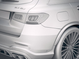 Mercedes-Benz GLC 63 S AMG 2020 Model 3D