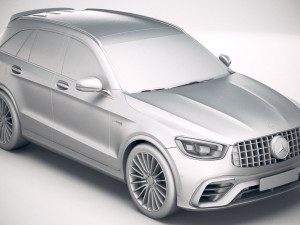 Mercedes-Benz GLC 63 S AMG 2020 Model 3D