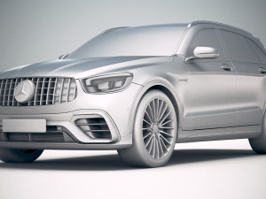 Mercedes-Benz GLC 63 S AMG 2020 Model 3D