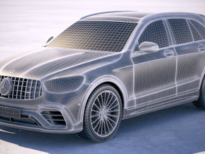 Mercedes-Benz GLC 63 S AMG 2020 Model 3D
