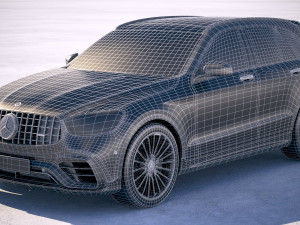 Mercedes-Benz GLC 63 S AMG 2020 Model 3D