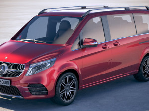 Mercedes-Benz V-class AMG 2020 3Dモデル