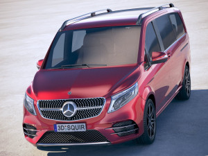 Mercedes-Benz V-class AMG 2020 3D Model