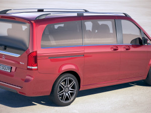Mercedes-Benz V-class AMG 2020 3D Model